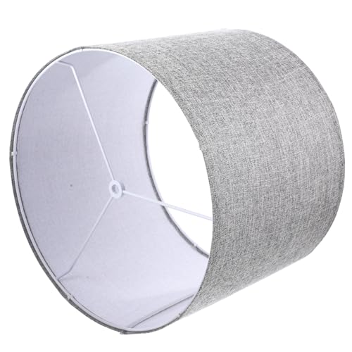 COLLBATH Runder Lampenschirm aus Leinen Solide Farbe Dekorativer Lampenschirm für Tischlampe und Deckenleuchte Vielseitig Einsetzbar für Schlafzimmer Wohnzimmer Büro Einfach zu Pflegen COLLBATH Runder Lampenschirm aus Leinen Solide Farbe Dekorativer Lampenschirm für Tischlampe und Deckenleuchte Vielseitig Einsetzbar für Schlafzimmer Wohnzimmer Büro Einfach zu Pflegen von COLLBATH