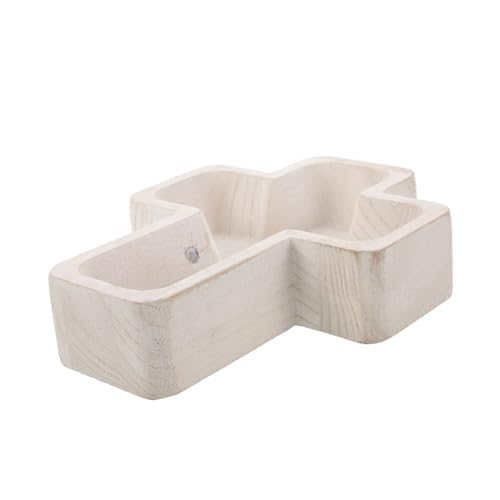 COLLBATH Rustikales Holztablett Kreuzförmig Servierplatte Vielseitig für Käse Obst und Snacks Natürliche Holzwaren Dekoratives Snackbrett für Zuhause und Party COLLBATH Rustikales Holztablett Kreuzförmig Servierplatte Vielseitig für Käse Obst und Snacks Natürliche Holzwaren Dekoratives Snackbrett für Zuhause und Party von COLLBATH
