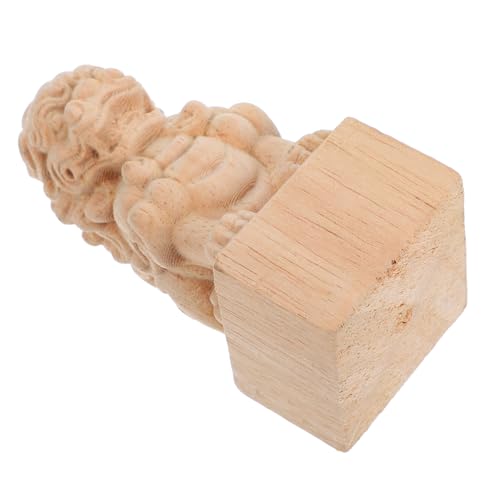COLLBATH Löwenpfosten-endstücke Aus Holz Dekoratives Für Zaunpfosten Detaillierte Schnitzereien Klassisches Design Robuste Qualität von COLLBATH