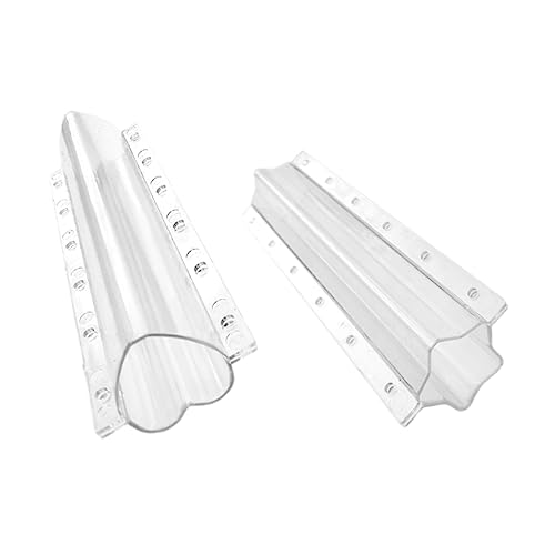 COLLBATH 2 StüCk Gurkenform Molds GemüSe Wachstumswerkzeug Stern Und Herzform Transparente Kunststoffformen FüR Garten Und Balkon Wiederverwendbare Obst Und GemüSeformen von COLLBATH