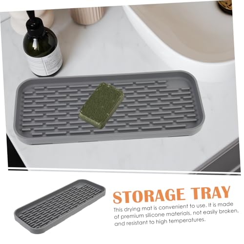 COLLBATH Silikon Abtropfmatte Antirutsch Hitzebeständig Multifunktional Küchen Badezimmer Aufbewahrungs Trockenmatte Praktisches Haushalts organizer Tablett COLLBATH Silikon Abtropfmatte Antirutsch Hitzebeständig Multifunktional Küchen Badezimmer Aufbewahrungs Trockenmatte Praktisches Haushalts organizer Tablett von COLLBATH