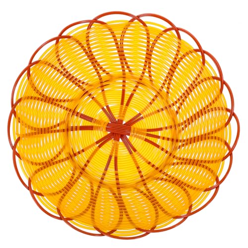 COLLBATH Simulierter Rattan Brotkorb Wunderschöner Snackbehälter für Zuhause Khaki für Aufbewahrung von Brot Snacks und Lebensmitteln Vielseitig Einsetzbar Küche Wohnzimmer COLLBATH Simulierter Rattan Brotkorb Wunderschöner Snackbehälter für Zuhause Khaki für Aufbewahrung von Brot Snacks und Lebensmitteln Vielseitig Einsetzbar Küche Wohnzimmer von COLLBATH