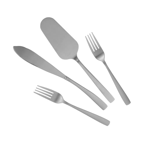 COLLBATH Teiliges Cake Serving aus Edelstahl mit Dessertgabeln Brotschaufel und Tortenspachtel Langlebige Robuste Backutensilien für Hochzeiten Geburtstage und Festliche Anlässe von COLLBATH