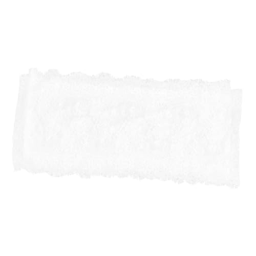 COLLBATH Tischläufer aus Spitze Kaffee rustikal Tee Brautjungfer Braut- Tischläufer aus Perlen Spitzenläufer Hochzeitsdekoration Tischläufer aus Blauer Spitze Kommode Läufer Baumwolle Weiß von COLLBATH