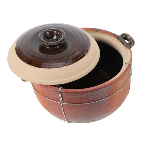 COLLBATH Tonkochtopf für Suppen Eintöpfe und Traditionelle Chinesische Rezepte Hitzebeständig für Familienmahlzeiten und Langsames für Personen COLLBATH Tonkochtopf für Suppen Eintöpfe und Traditionelle Chinesische Rezepte Hitzebeständig für Familienmahlzeiten und Langsames für Personen von COLLBATH