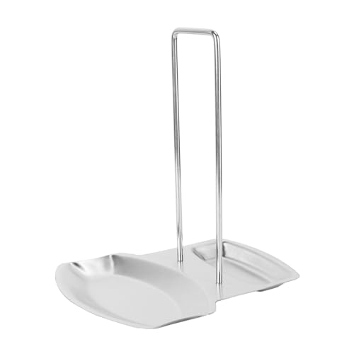 COLLBATH Topfdeckelhalter mit Löffelablage Langlebiger Glänzend Poliert Platzsparend für Küchenhelfer und Kochgeschirr Einfach zu Reinigen Küchenzubehör COLLBATH Topfdeckelhalter mit Löffelablage Langlebiger Glänzend Poliert Platzsparend für Küchenhelfer und Kochgeschirr Einfach zu Reinigen Küchenzubehör von COLLBATH