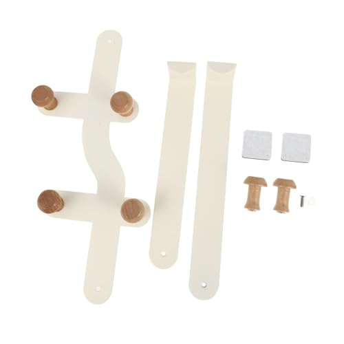 COLLBATH Türhakenleiste aus Stabilem mit Robusten Holzhaken Platzsparender Türorganizer ohne Bohren Vielseitiger Garderobenhaken für Schlafzimmer und Eingangsbereich Einfache Montage Tür COLLBATH Türhakenleiste aus Stabilem mit Robusten Holzhaken Platzsparender Türorganizer ohne Bohren Vielseitiger Garderobenhaken für Schlafzimmer und Eingangsbereich Einfache Montage Tür von COLLBATH