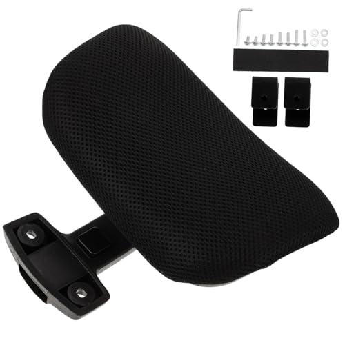 COLLBATH Verstellbare Kopfstütze für Bürostuhl Ergonomisches Nackenkissen Befestigungsclip Komfortable Kopf und Nackenstütze Höhenverstellbar für Büro und Computerstühle Geeignet von COLLBATH