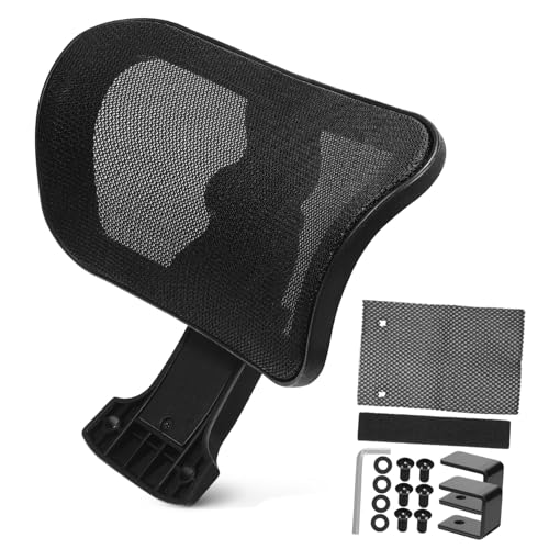 COLLBATH Verstellbare Kopfstütze für Bürostuhl und Gaming Stuhl Nackenstütze mit Mesh Polsterung Einfach Montierbar Ergonomisches Design für Optimalen und Druckentlastung COLLBATH Verstellbare Kopfstütze für Bürostuhl und Gaming Stuhl Nackenstütze mit Mesh Polsterung Einfach Montierbar Ergonomisches Design für Optimalen und Druckentlastung von COLLBATH