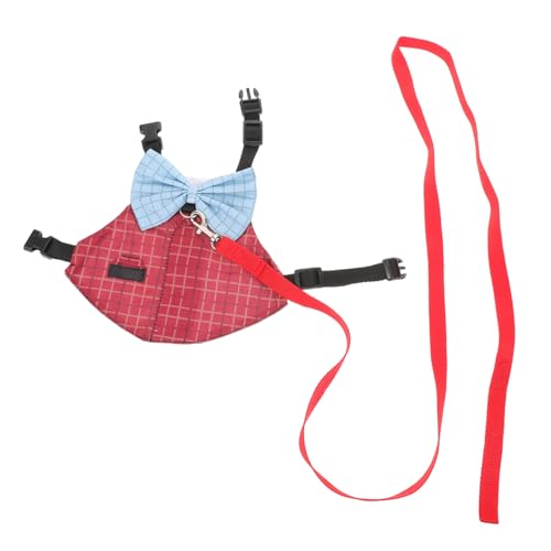 COLLBATH Verstellbares Kaninchengeschirr und Leine Set aus Atmungsaktivem Weichem Stoff für Kleine Kaninchen Komfortables Hasengeschirr mit Einfacher Kontrolle für Spaziergänge und COLLBATH Verstellbares Kaninchengeschirr und Leine Set aus Atmungsaktivem Weichem Stoff für Kleine Kaninchen Komfortables Hasengeschirr mit Einfacher Kontrolle für Spaziergänge und von COLLBATH