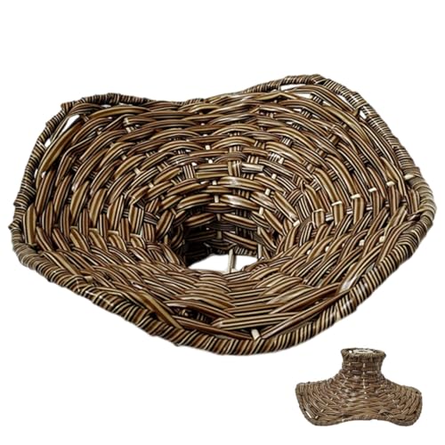 COLLBATH Vintage Pendelleuchtenschirm Imitation Rattan Retro Design Robuster Lampenschirm Dekorativer Lampenschirm für Wohnzimmer Schlafzimmer Balkon Hängelampe Ersatz ohne Glühbirne COLLBATH Vintage Pendelleuchtenschirm Imitation Rattan Retro Design Robuster Lampenschirm Dekorativer Lampenschirm für Wohnzimmer Schlafzimmer Balkon Hängelampe Ersatz ohne Glühbirne von COLLBATH