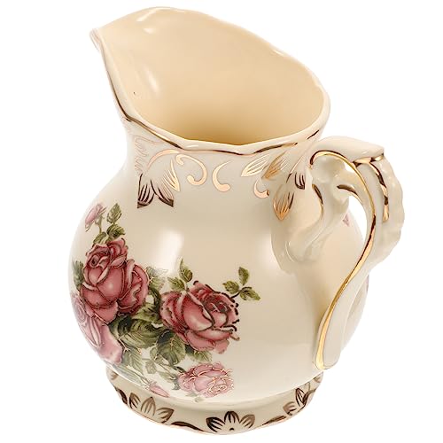 COLLBATH Keramik-sahnekännchen Mit Griff Kleiner Kaffeebecher Für Milch Oder Sirup Vintage-design Für Küche Und Zuhause Einfach Zu Bedienen Reinigen COLLBATH Keramik-sahnekännchen Mit Griff Kleiner Kaffeebecher Für Milch Oder Sirup Vintage-design Für Küche Und Zuhause Einfach Zu Bedienen Reinigen von COLLBATH