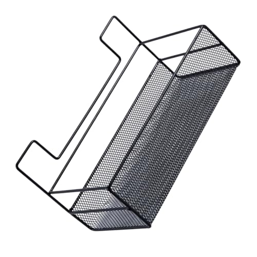 COLLBATH Wandmontiertes Badezimmerregal ohne Bohren Vielseitiger Belastbarer Drahtkorb zur Hängeaufbewahrung von Shampoo Seife Handtüchern Geeignet für Dusche Bad und Hotel Schwarzes von COLLBATH