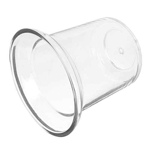 COLLBATH Wc-bürste Glasschale Wc-bürstenbecher Glas Reinigungsbürstenhalter Austausch Faltdichtung Duschwand Wc Wäscher Halter Bad Urinalbürstenhalter Klobürste Transparente Tasse Toilette von COLLBATH