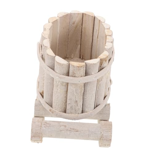 COLLBATH Weihnachtsschlitten-pflanzgefäß Aus Holz Winterliche Outdoor-Dekoration Blumentopf Für Garten Und Veranda von COLLBATH