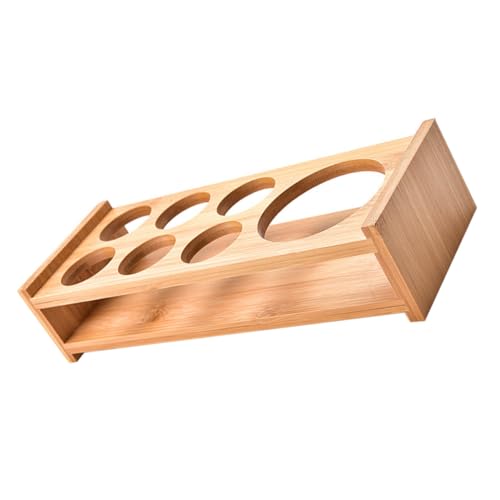 COLLBATH Whisky Gläser Aufbewahrungsständer Fach Mehrloch Organizer Cocktailbecherhalter für Zuhause Bar Küche Wohnzimmer von COLLBATH