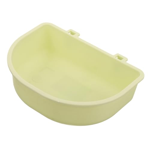COLLBATH hängende Haustierschüssel Futternapf für Haustiere Hundenäpfe Katzennapf groß Katzennäpfe angehoben Runder Hundenapf aus Kunststoff Katzenfutter Plastik Light Green von COLLBATH