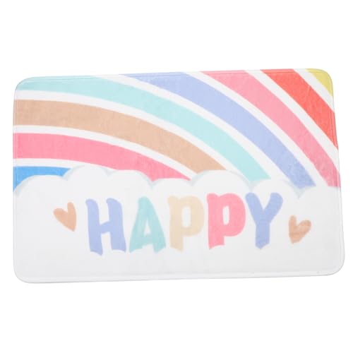 COLLBATH rutschfeste Badematte aus Polyester mit Regenbogen Design Saugfähige Maschinenwaschbare Badezimmer und Küchenmatte für Zuhause Büro Hotel und Restaurant COLLBATH rutschfeste Badematte aus Polyester mit Regenbogen Design Saugfähige Maschinenwaschbare Badezimmer und Küchenmatte für Zuhause Büro Hotel und Restaurant von COLLBATH