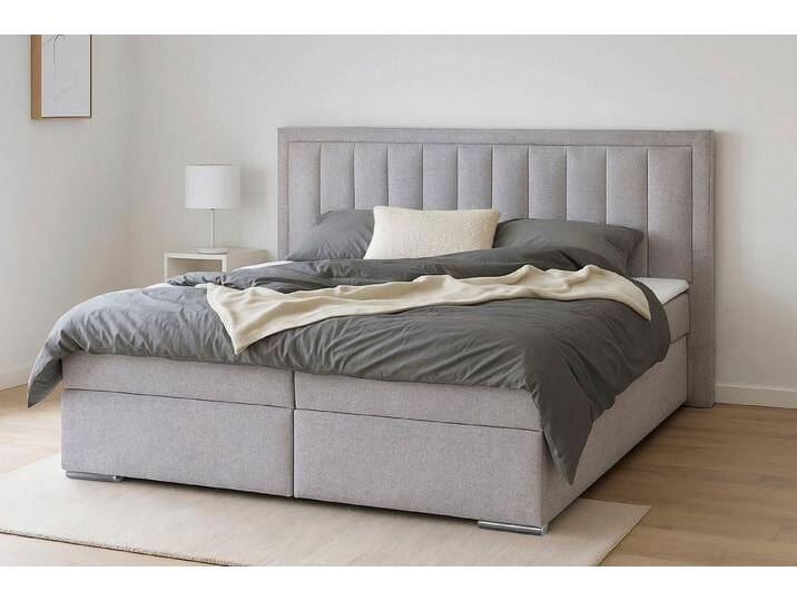 COLLECTION AB Boxbett ATHENA inkl. Bettkasten, erhältlich in der Breite 180cm, erhältlich in verschiedenen Härtegraden, inkl. Topper, grau, H3, grau COLLECTION AB Boxbett ATHENA inkl. Bettkasten, erhältlich in der Breite 180cm, erhältlich in verschiedenen Härtegraden, inkl. Topper, grau, H3, grau von COLLECTION-AB