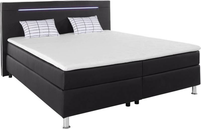 COLLECTION AB Boxspringbett, inkl. LED-Beleuchtung, Topper und Kissen von COLLECTION AB