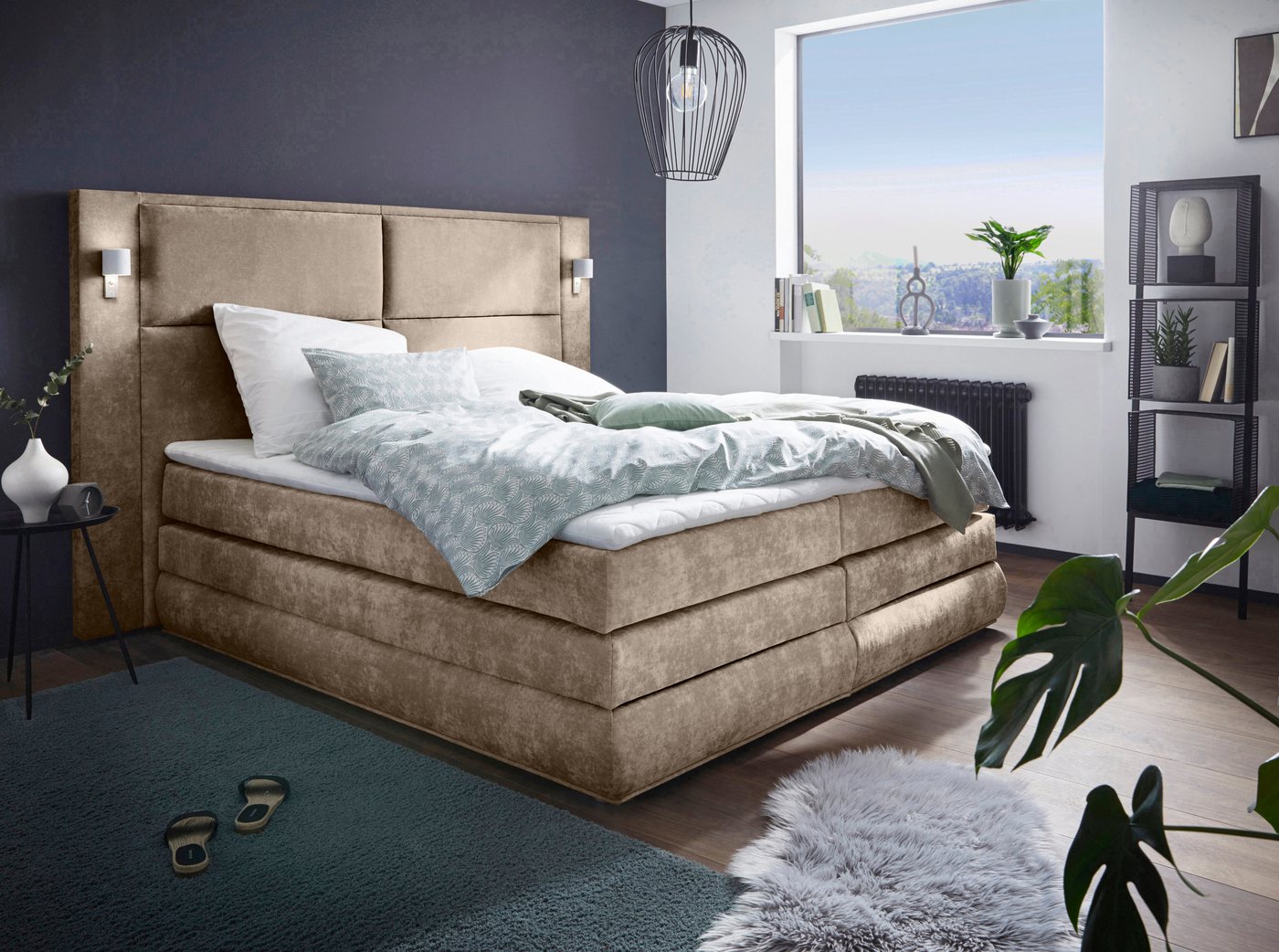 COLLECTION AB Boxspringbett Copenhagen, inklusive Bettkasten, Topper, wahlweise mit LED-Beleuchtung COLLECTION AB Boxspringbett Copenhagen, inklusive Bettkasten, Topper, wahlweise mit LED-Beleuchtung von COLLECTION AB