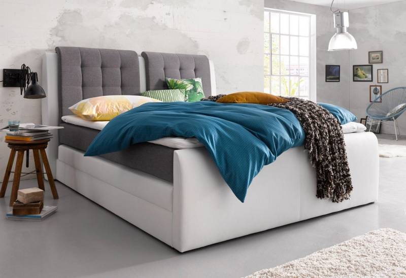 COLLECTION AB Boxspringbett Rubene, inkl. Bettkasten und Topper von COLLECTION AB