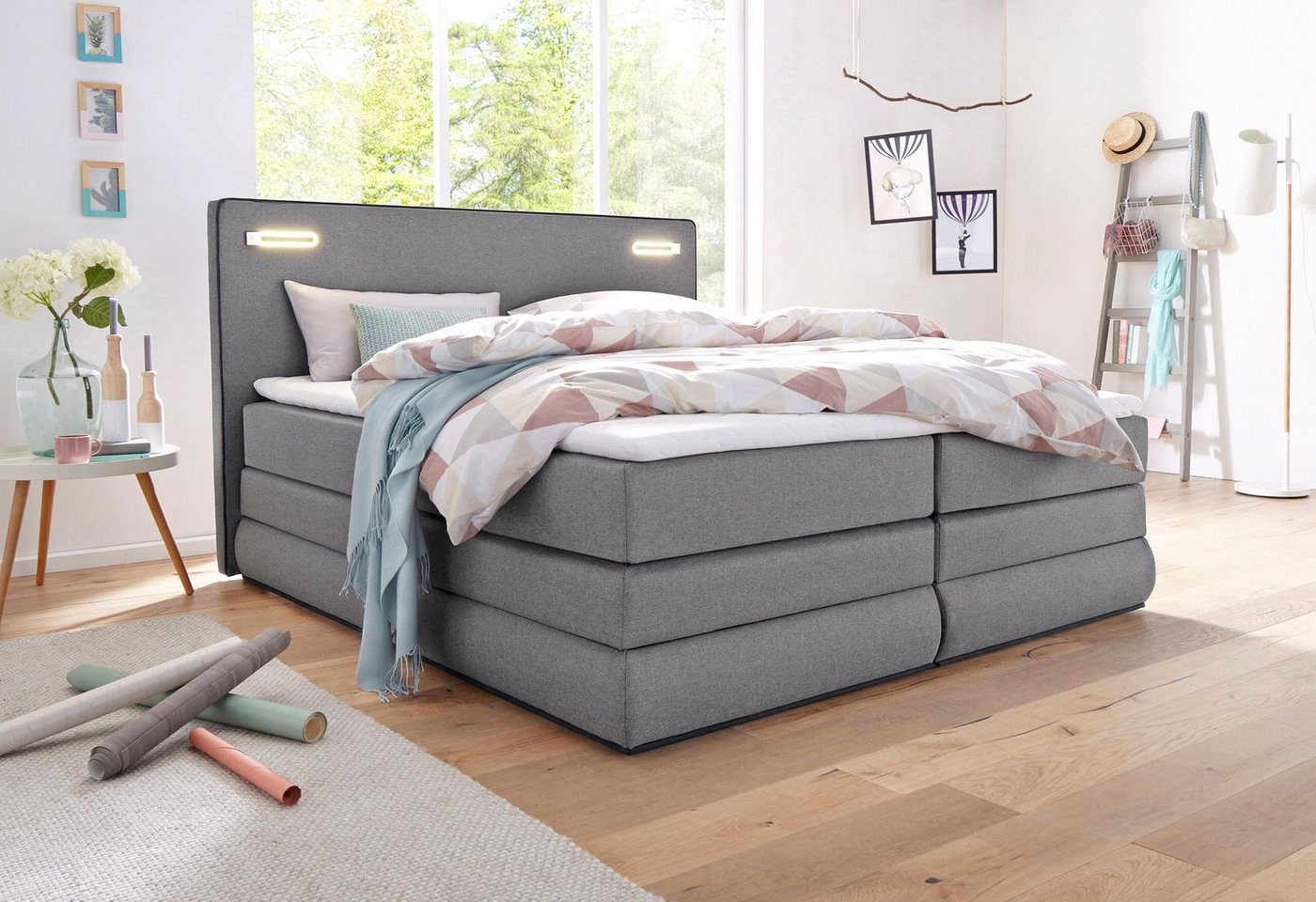 COLLECTION AB Boxspringbett Ninoni, inkl. Bettkasten, Topper und wahlweise mit LED-Beleuchtung COLLECTION AB Boxspringbett Ninoni, inkl. Bettkasten, Topper und wahlweise mit LED-Beleuchtung von COLLECTION AB