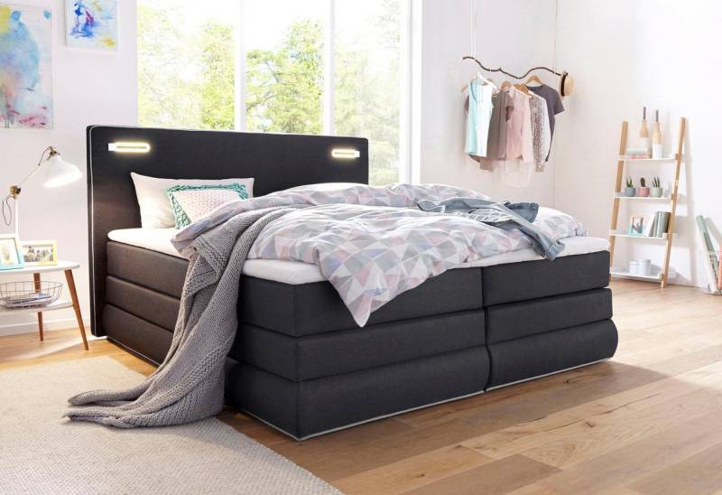 COLLECTION AB Boxspringbett Ninoni, inkl. Bettkasten, Topper und wahlweise mit LED-Beleuchtung COLLECTION AB Boxspringbett Ninoni, inkl. Bettkasten, Topper und wahlweise mit LED-Beleuchtung von COLLECTION AB