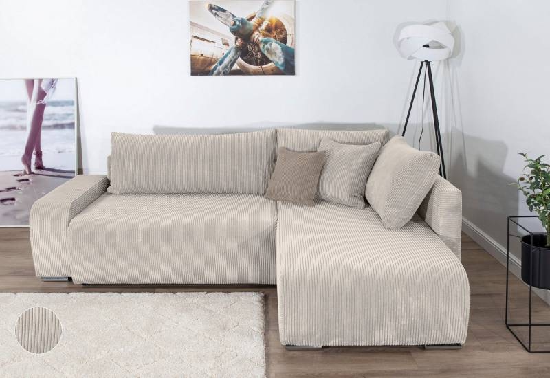 COLLECTION AB Ecksofa Ecksofa, Schlaffunktion,Bonnelfederkern,Rückenkissen COLLECTION AB Ecksofa Ecksofa, Schlaffunktion,Bonnelfederkern,Rückenkissen von COLLECTION AB