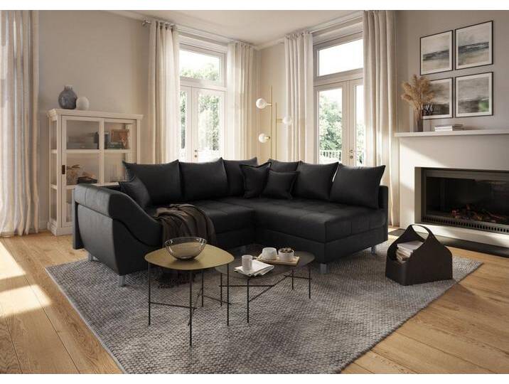 COLLECTION AB Ecksofa Innsbruck L-Form, inklusive Federkern, Recamiere links oder rechts montierbar, braun schwarz, schwarzbraun COLLECTION AB Ecksofa Innsbruck L-Form, inklusive Federkern, Recamiere links oder rechts montierbar, braun schwarz, schwarzbraun von COLLECTION-AB