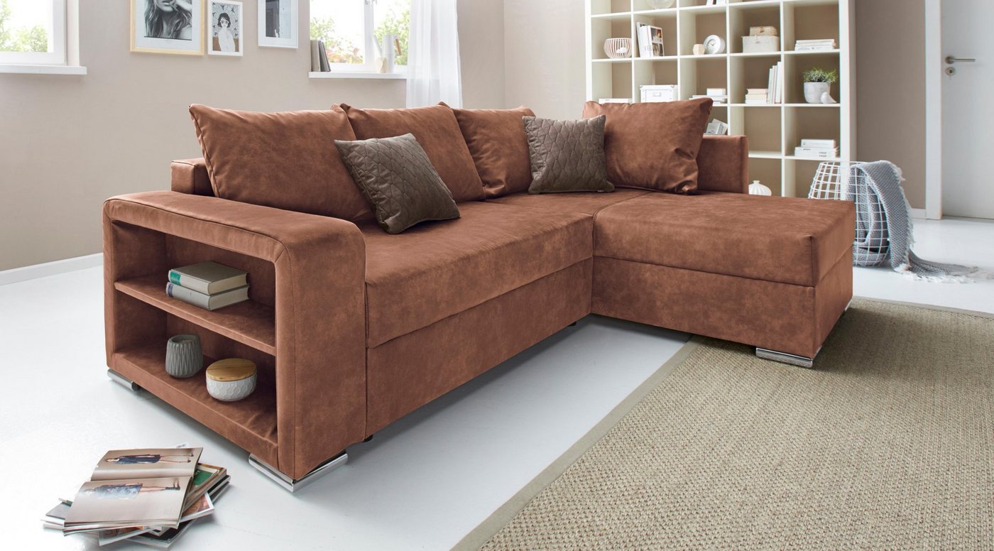 COLLECTION AB Ecksofa John, inklusive Bettfunktion und Bettkasten von COLLECTION AB