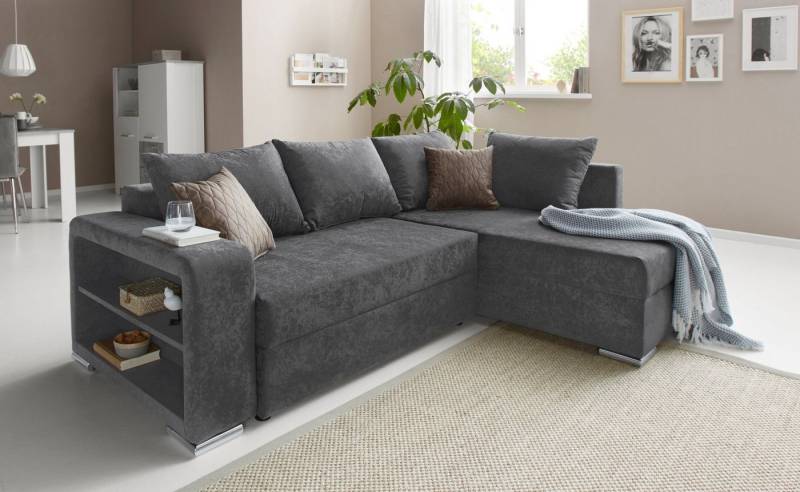 COLLECTION AB Ecksofa John L-Form, inklusive Bettfunktion und Bettkasten von COLLECTION AB