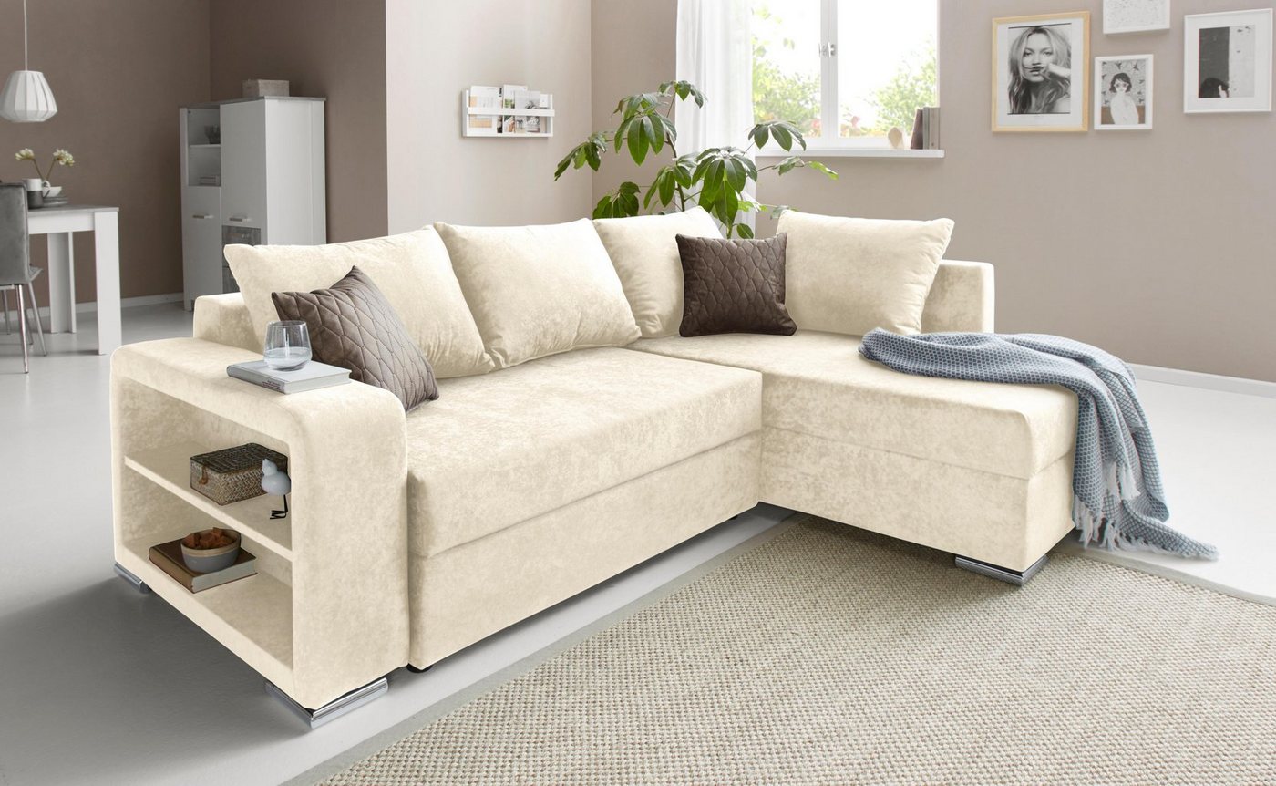 COLLECTION AB Ecksofa John, inklusive Bettfunktion und Bettkasten von COLLECTION AB