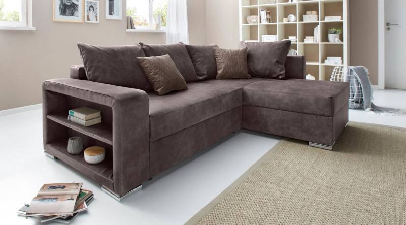 COLLECTION AB Ecksofa John L-Form, inklusive Bettfunktion und Bettkasten von COLLECTION AB