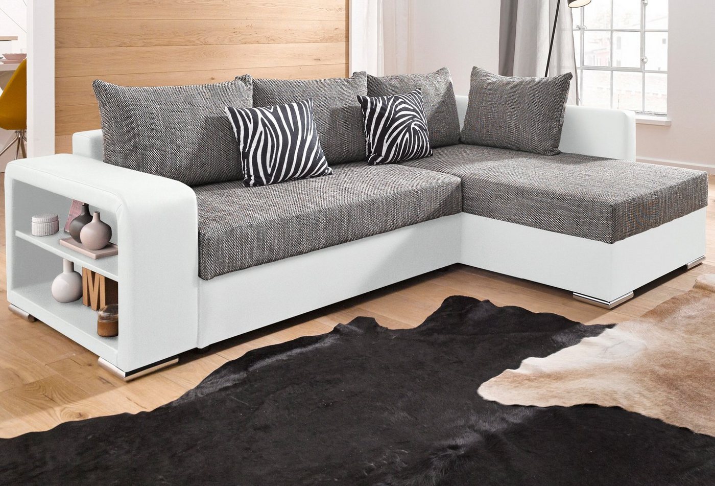 COLLECTION AB Ecksofa John, mit Bettfunktion, wahlweise mit Federkern von COLLECTION AB