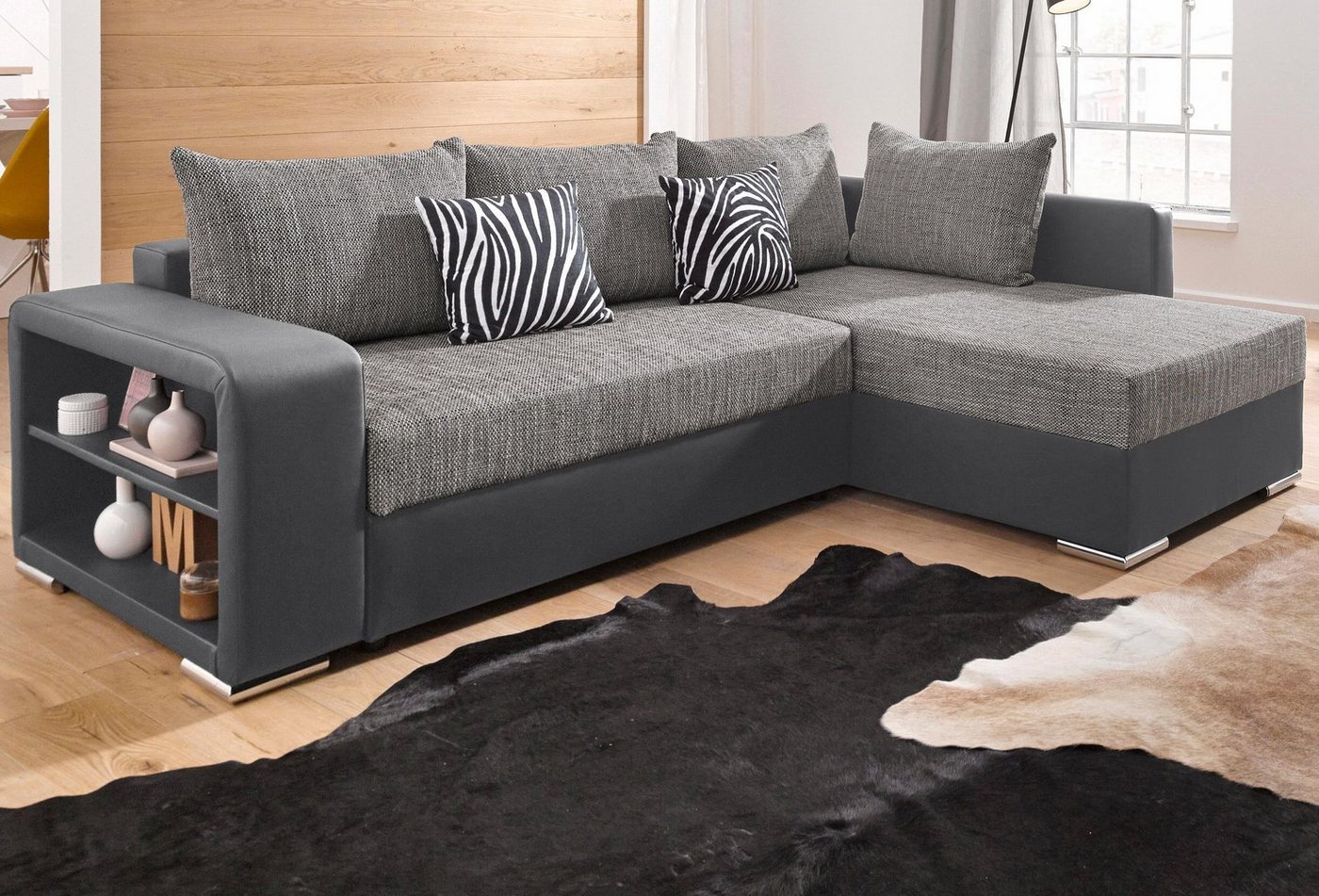 COLLECTION AB Ecksofa John, mit Bettfunktion, wahlweise mit Federkern von COLLECTION AB