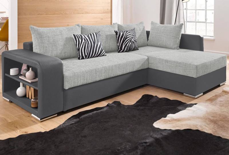 COLLECTION AB Ecksofa John L-Form, mit Bettfunktion, wahlweise mit Federkern von COLLECTION AB