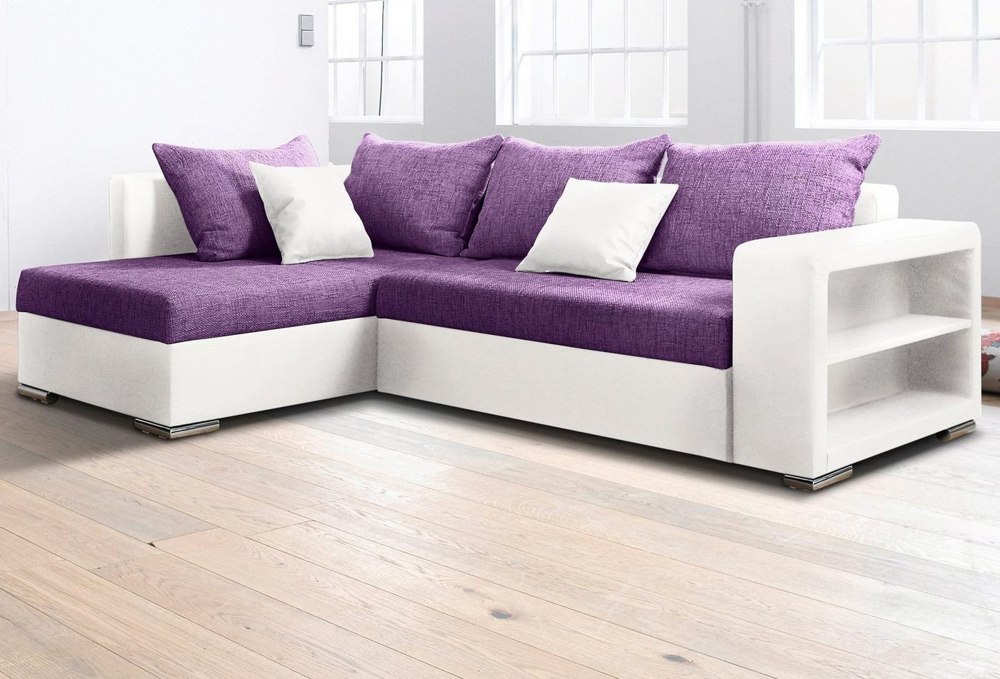 COLLECTION AB Ecksofa John, mit Bettfunktion, wahlweise mit Federkern von COLLECTION AB