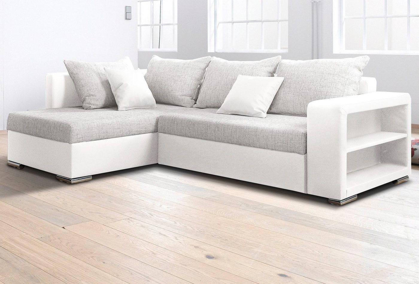 COLLECTION AB Ecksofa John, mit Bettfunktion, wahlweise mit Federkern von COLLECTION AB