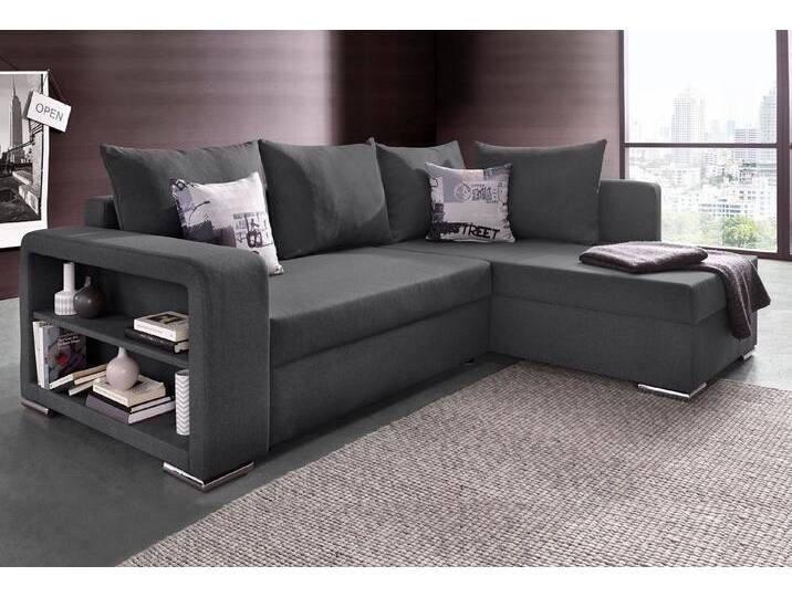 COLLECTION AB Ecksofa John L-Form, mit Bettfunktion, Bettkasten und integriertem Regal von COLLECTION-AB