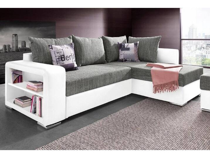 COLLECTION AB Ecksofa John L-Form, mit Bettfunktion, Bettkasten und integriertem Regal von COLLECTION-AB