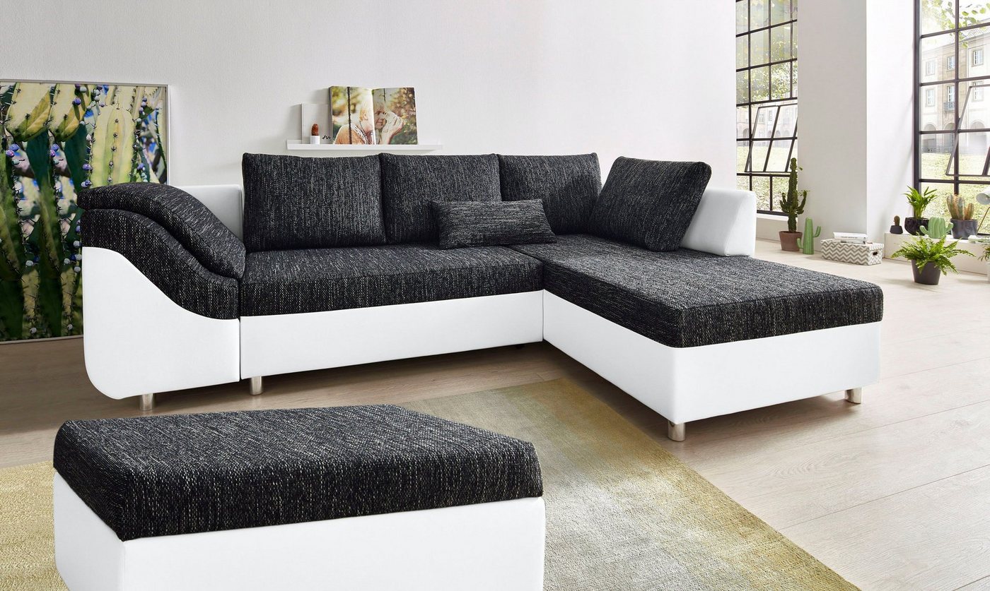 COLLECTION AB Ecksofa Sally, mit und ohne Bettfunktion, inklusive loser Rücken- und Zierkissen von COLLECTION AB