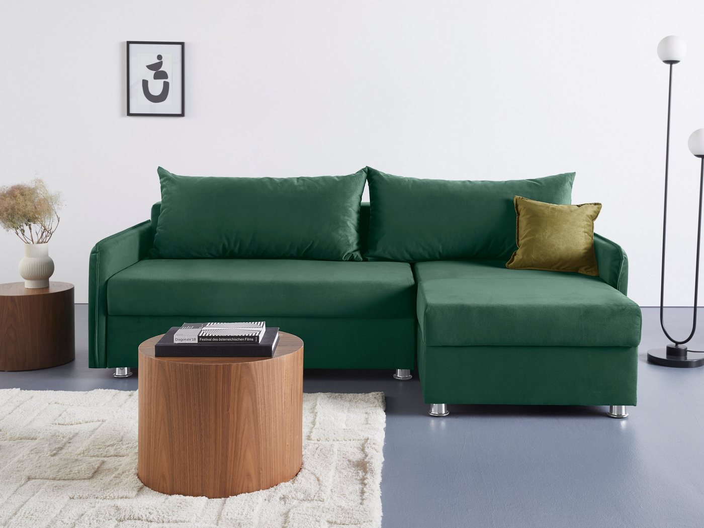 COLLECTION AB Ecksofa Sunny L-Form, inkl. Bettfunktion und Bettkasten von COLLECTION AB