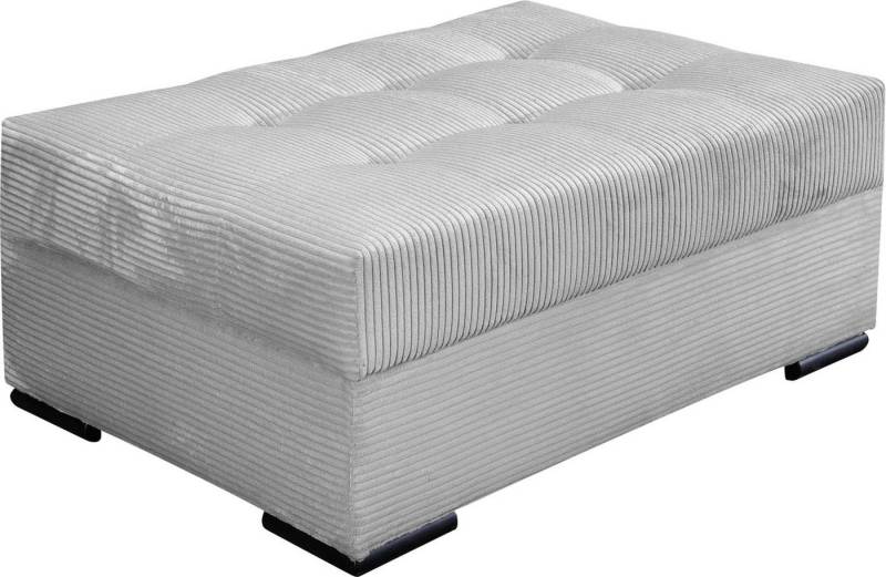 COLLECTION AB Hocker Josy, Frei im Raum stellbar,komfortabler Federkern, Individuell kombinierbar von COLLECTION AB