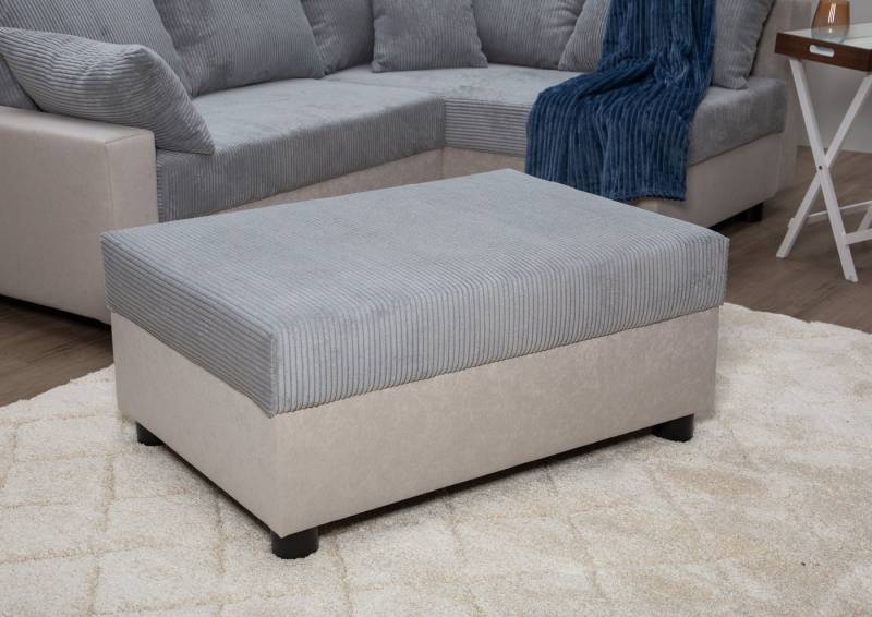 COLLECTION AB Hocker Parma, Frei stellbar, komfortabler Federkern, individuell kombinierbar von COLLECTION AB