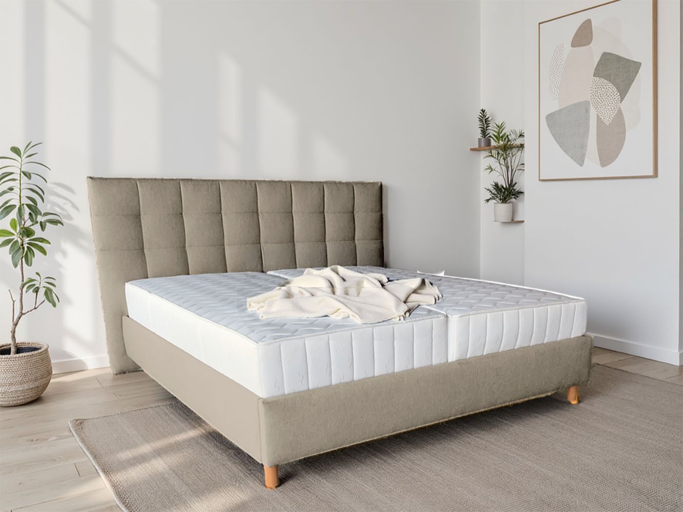 COLLECTION AB Polsterbett CLASSIC Scandi erhältlich in der Breite 180x200cm, 3 Varianten: Rahmen, Rahmen + Rost oder Komplett-Set mit King-Matratze COLLECTION AB Polsterbett CLASSIC Scandi erhältlich in der Breite 180x200cm, 3 Varianten: Rahmen, Rahmen + Rost oder Komplett-Set mit King-Matratze von COLLECTION AB