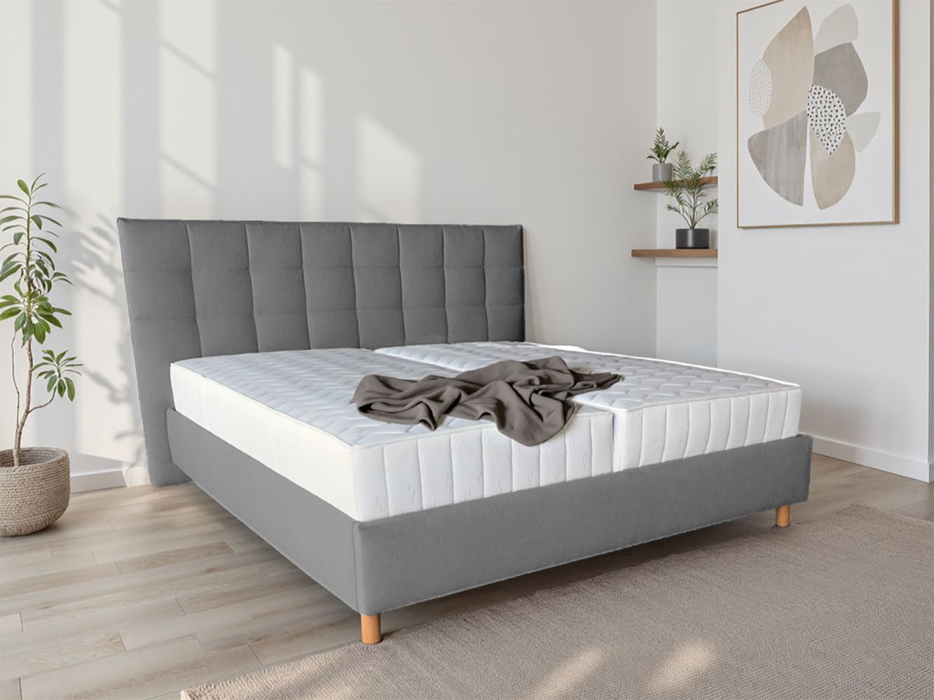 COLLECTION AB Polsterbett CLASSIC Scandi erhältlich in der Breite 180x200cm, 3 Varianten: Rahmen, Rahmen + Rost oder Komplett-Set mit King-Matratze COLLECTION AB Polsterbett CLASSIC Scandi erhältlich in der Breite 180x200cm, 3 Varianten: Rahmen, Rahmen + Rost oder Komplett-Set mit King-Matratze von COLLECTION AB