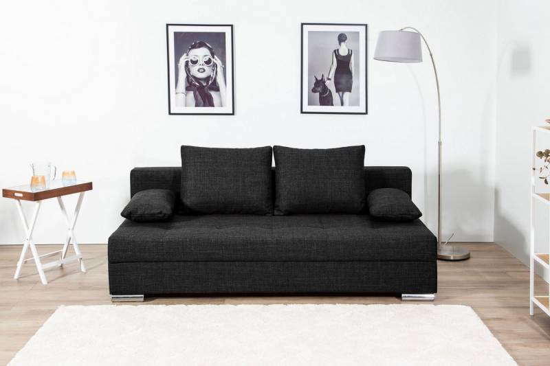 COLLECTION AB Schlafsofa Tania mit Bettfunktion und Bettkasten, komfortabler Sitzkomfort: Federkern-Polsterung, inklusive Rückenkissen von COLLECTION AB
