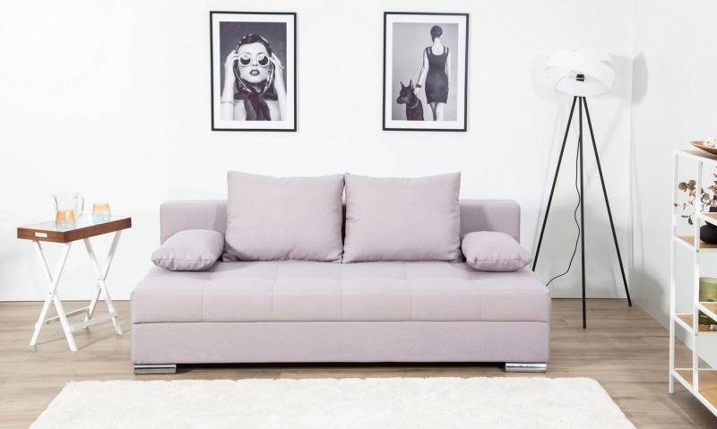 COLLECTION AB Schlafsofa Tania mit Bettfunktion und Bettkasten, komfortabler Sitzkomfort: Federkern-Polsterung, inklusive Rückenkissen von COLLECTION AB