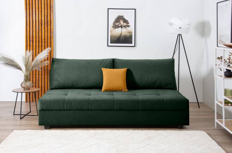 COLLECTION AB Schlafsofa DARIA inklusive Schlafunktion und Bettkasten, Schlafsofa,Bettfunktion,Bettkasten,inklusive Rückenkissen,Federkern von COLLECTION AB